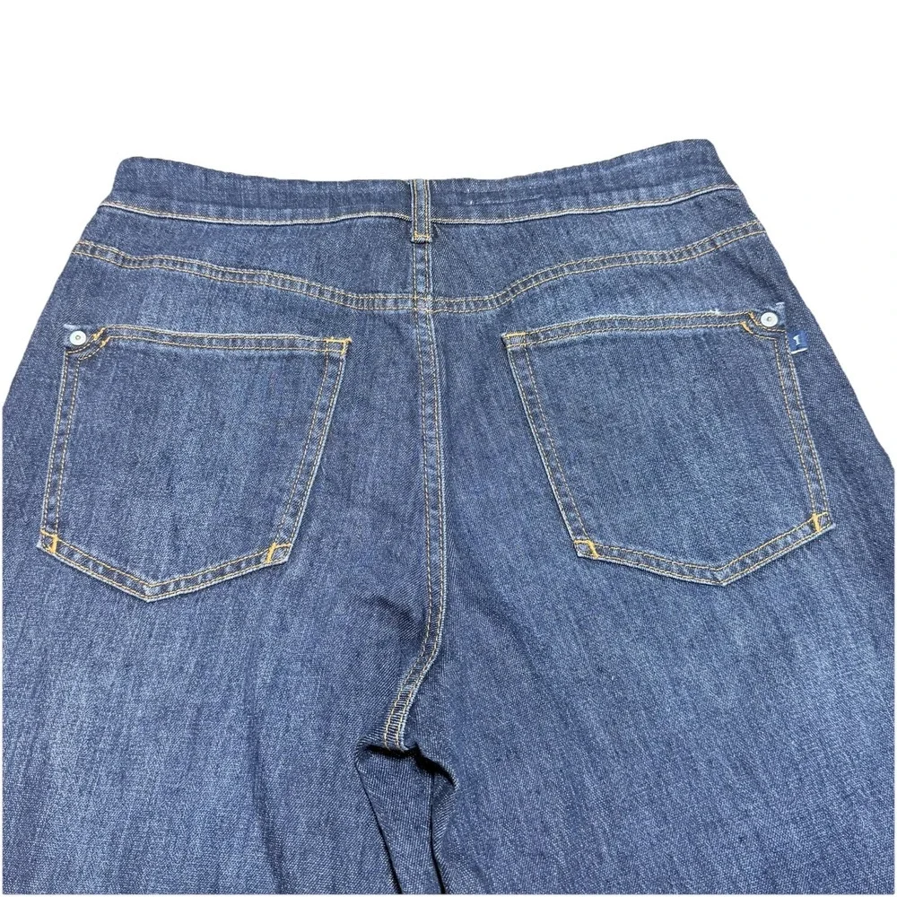Pilcro The Bow Boyfriend Jeans Women's 29x28 Anthropology Patchwork - Picture 5 of 10